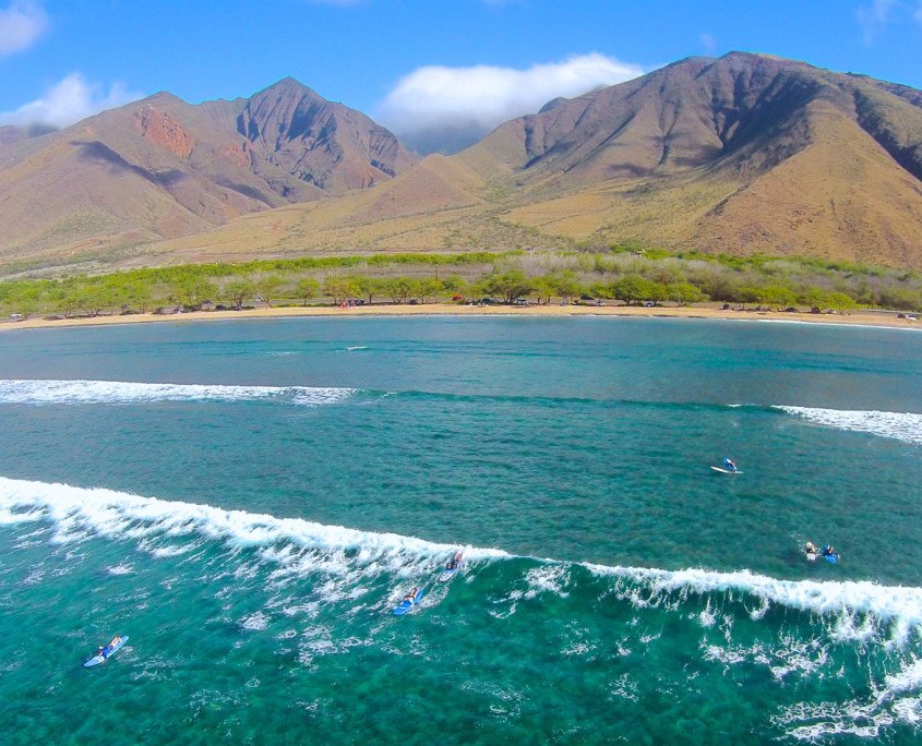 Lahaina Surfing Location