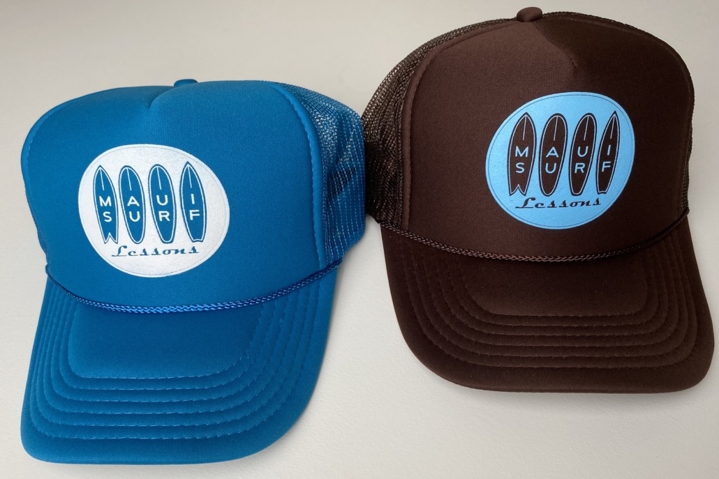 Blue Brown Trucker Hat